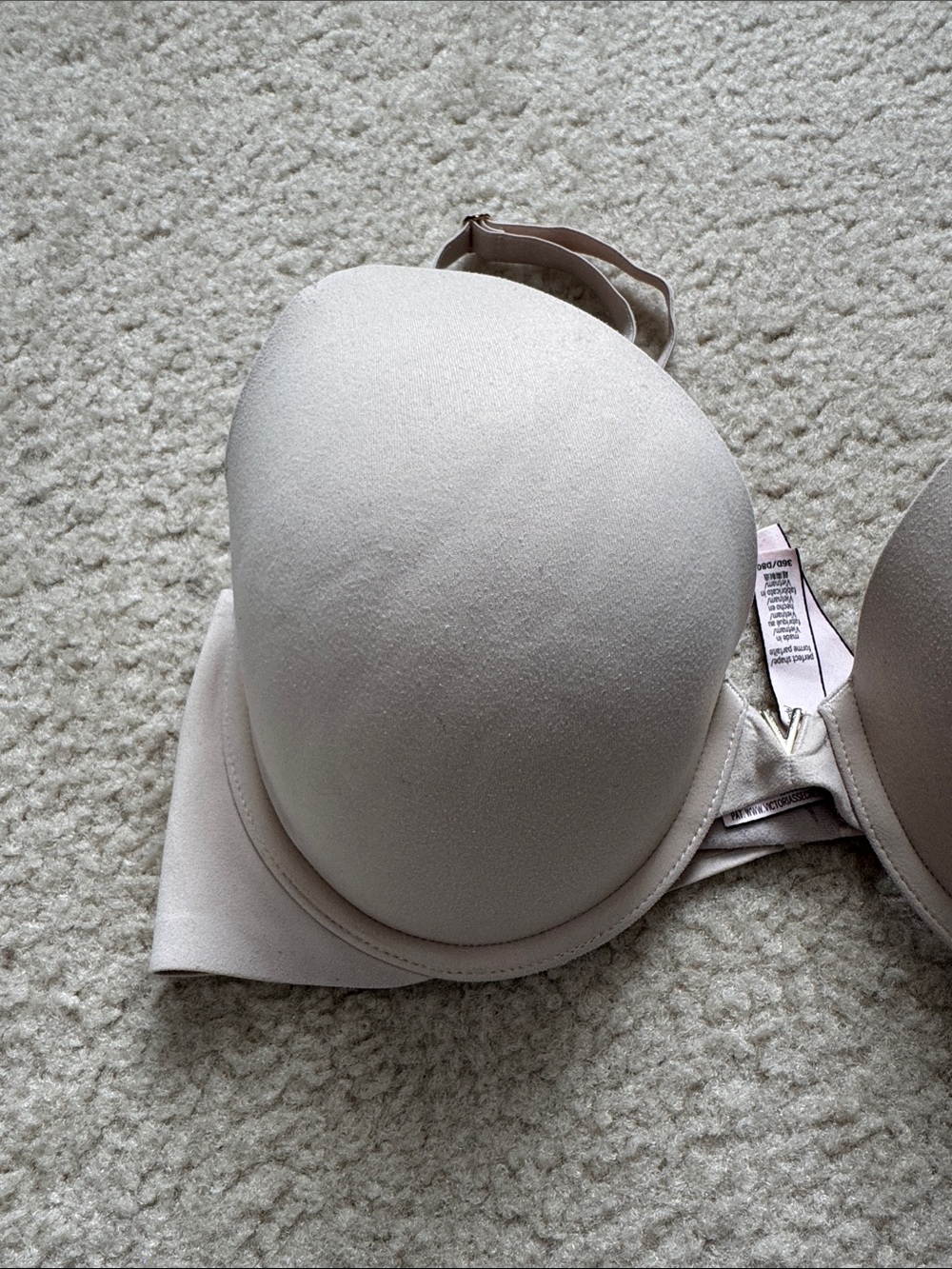 Victoria's Secret Perfect Shape Blush Light Pink Molded T-Shirt Bra - 36D - Picture 2 of 9